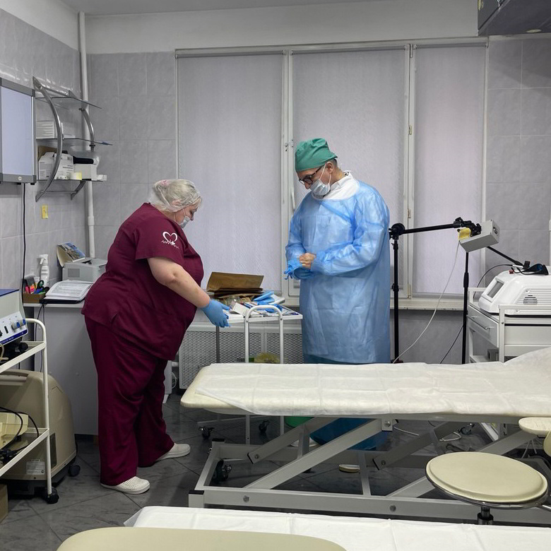 Подготовка к лапароцентезу